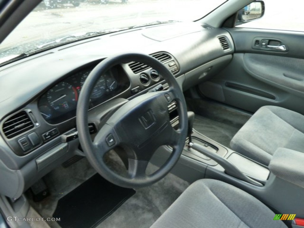 Gray Interior 1997 Honda Accord LX Sedan Photo #55347889