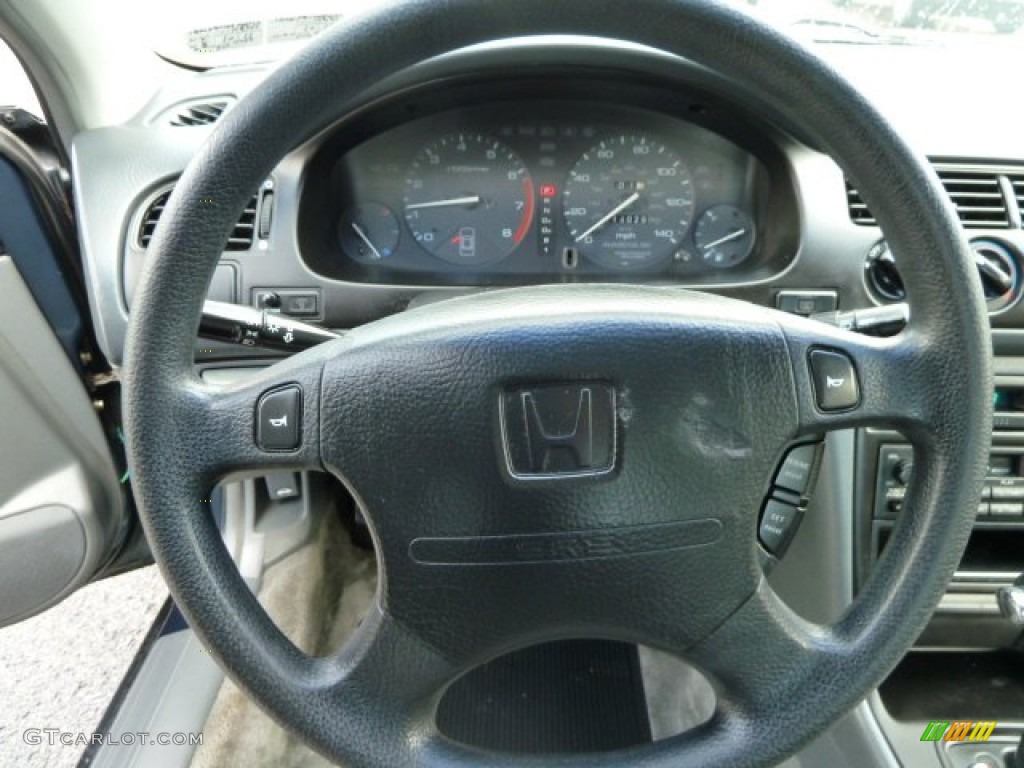 1997 Honda Accord LX Sedan Gray Steering Wheel Photo #55347902
