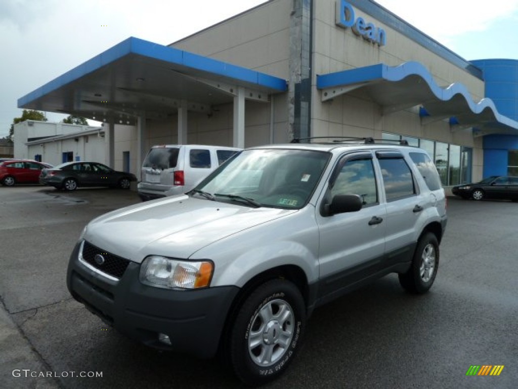 2003 Escape XLT V6 4WD - Satin Silver Metallic / Medium Dark Flint photo #1