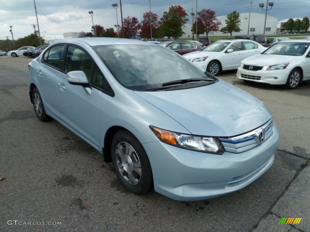 Cool Mist Metallic 2012 Honda Civic Hybrid Sedan Exterior Photo #55349546