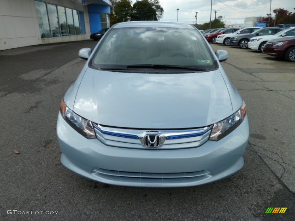 Cool Mist Metallic 2012 Honda Civic Hybrid Sedan Exterior Photo #55349555