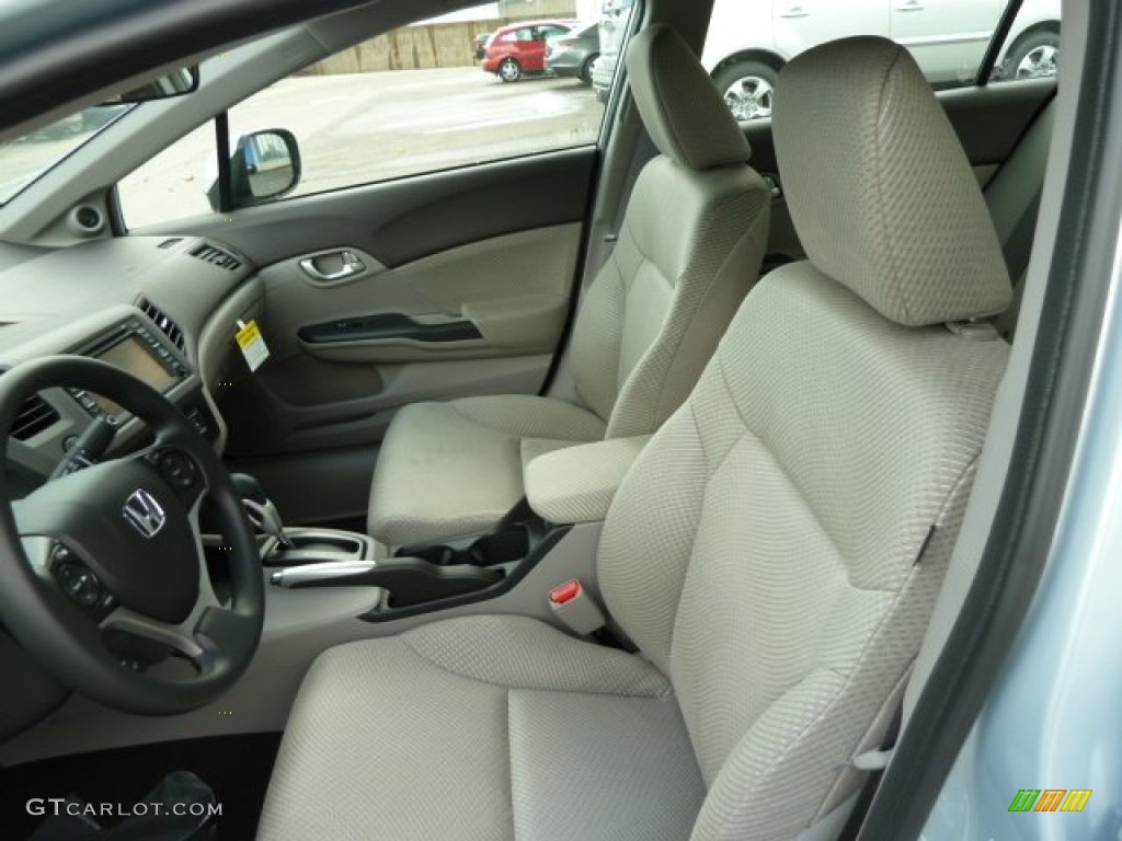 Gray Interior 2012 Honda Civic Hybrid Sedan Photo #55349579