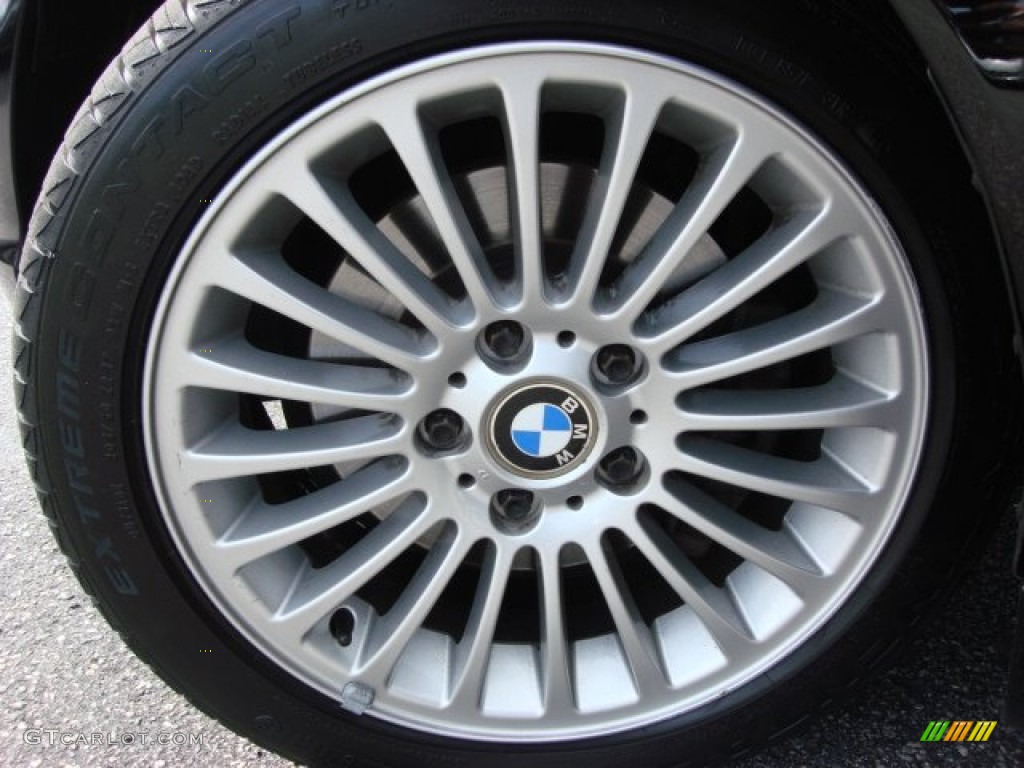 2003 3 Series 325xi Sedan - Jet Black / Grey photo #23