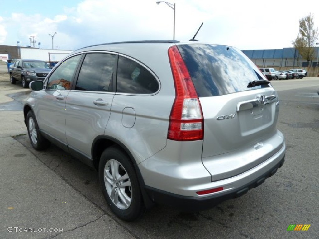 2011 CR-V EX-L 4WD - Alabaster Silver Metallic / Black photo #3