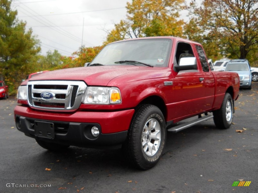 2011 Ranger XLT SuperCab 4x4 - Redfire Metallic / Medium Dark Flint photo #1