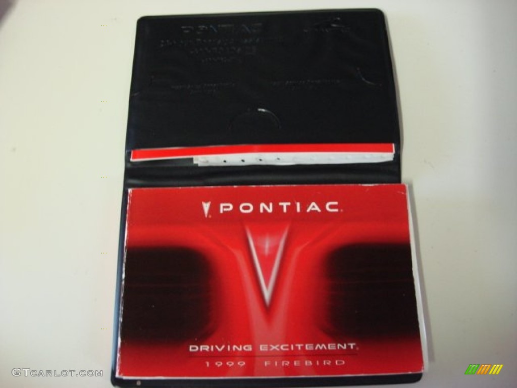 1999 Pontiac Firebird Trans Am Convertible Books/Manuals Photos