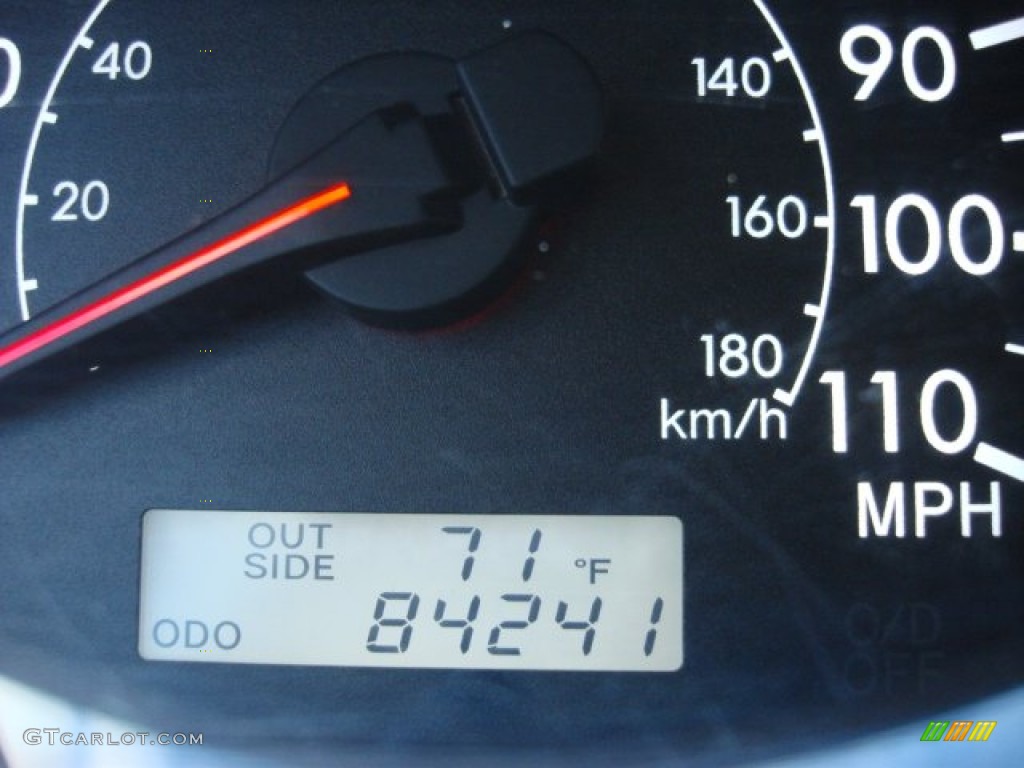 2006 Corolla LE - Impulse Red Pearl / Beige photo #13