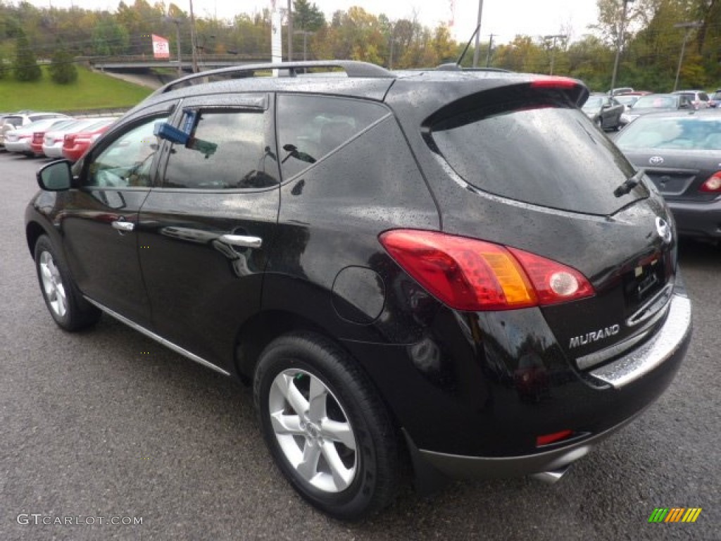 2010 Murano SL AWD - Super Black / Black photo #4