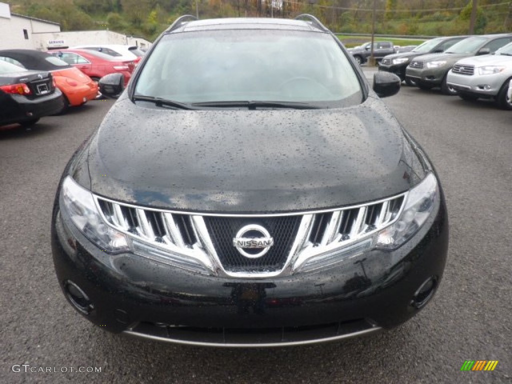 2010 Murano SL AWD - Super Black / Black photo #6