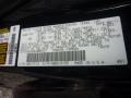 202: Black 2011 Toyota Tacoma SR5 Access Cab 4x4 Color Code
