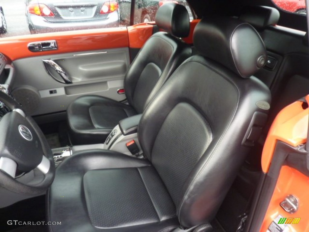 Black Interior 2003 Volkswagen New Beetle GLS Convertible Photo #55351715