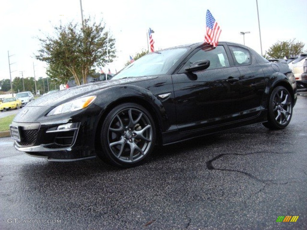 2009 RX-8 R3 - Sparkling Black Mica / Black photo #7