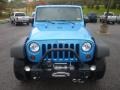 2010 Surf Blue Pearl Jeep Wrangler Unlimited Sport 4x4  photo #6