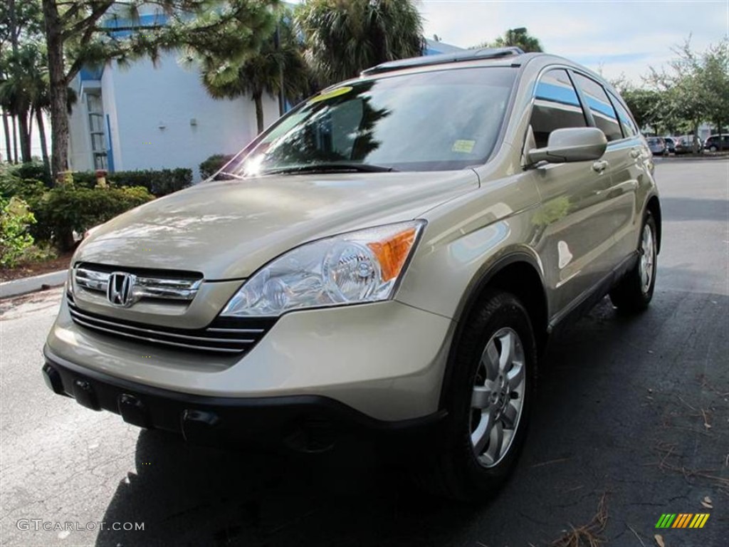 2007 CR-V EX-L - Borrego Beige Metallic / Ivory photo #7