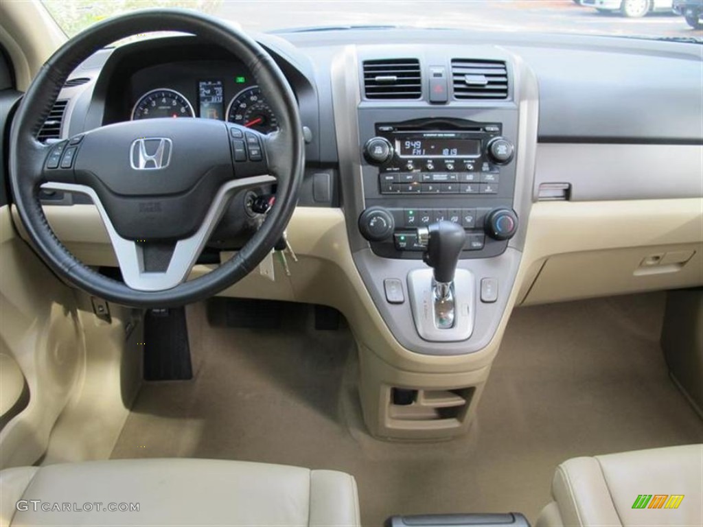 2007 CR-V EX-L - Borrego Beige Metallic / Ivory photo #10