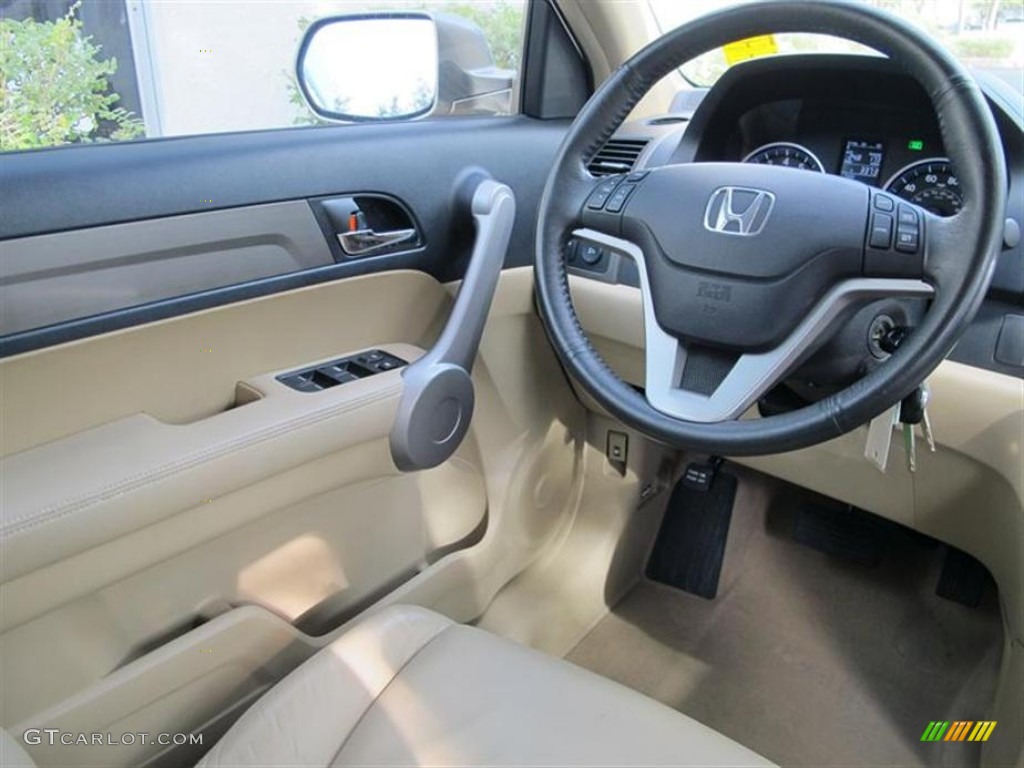 2007 CR-V EX-L - Borrego Beige Metallic / Ivory photo #11
