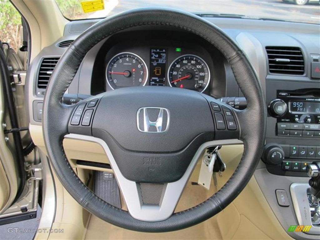 2007 CR-V EX-L - Borrego Beige Metallic / Ivory photo #17