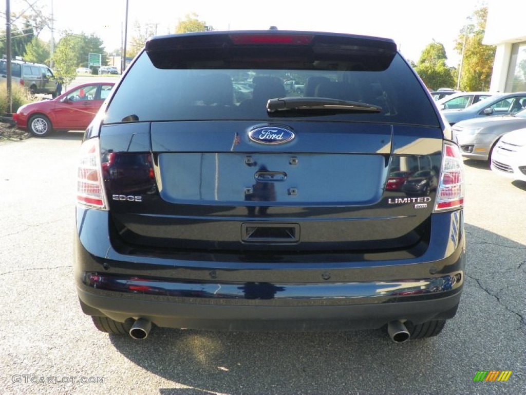 2009 Edge Limited AWD - Dark Ink Blue Metallic / Charcoal Black photo #7