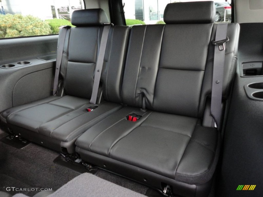 Ebony Interior 2012 GMC Yukon XL SLT 4x4 Photo #55354403