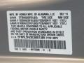 NH700M: Alabaster Silver Metallic 2012 Honda Odyssey LX Color Code