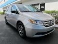 2011 Alabaster Silver Metallic Honda Odyssey EX-L  photo #1