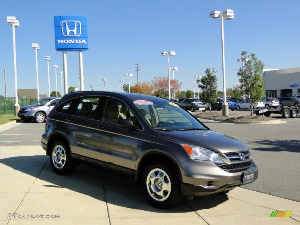 2010 CR-V LX - Urban Titanium Metallic / Ivory photo #3