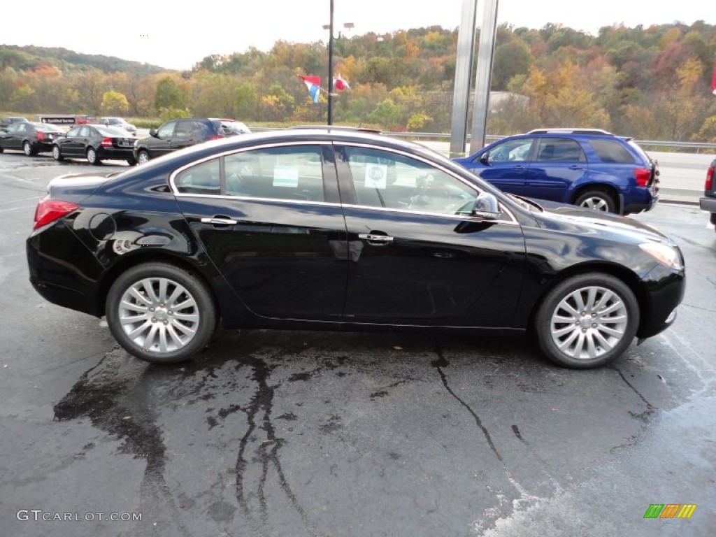 Black Onyx 2012 Buick Regal Standard Regal Model Exterior Photo #55355012