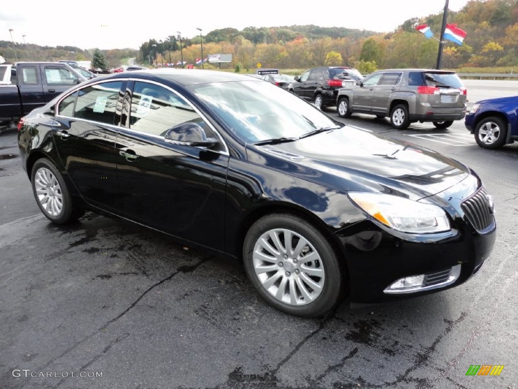 Black Onyx 2012 Buick Regal Standard Regal Model Exterior Photo #55355021