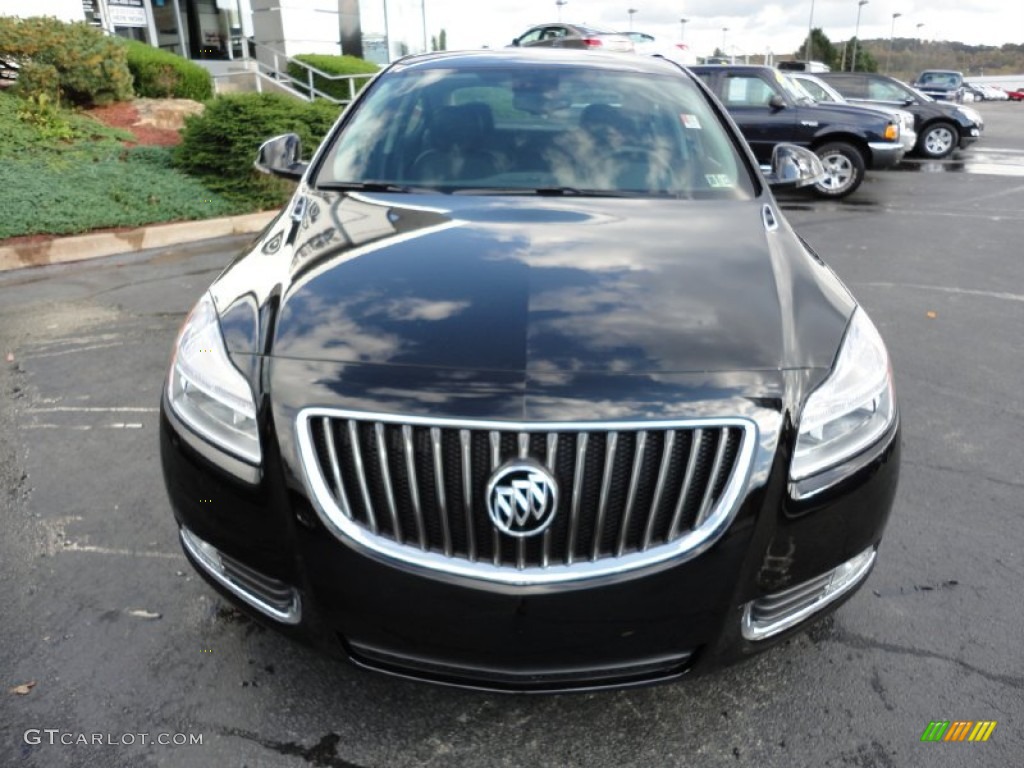 Black Onyx 2012 Buick Regal Standard Regal Model Exterior Photo #55355030