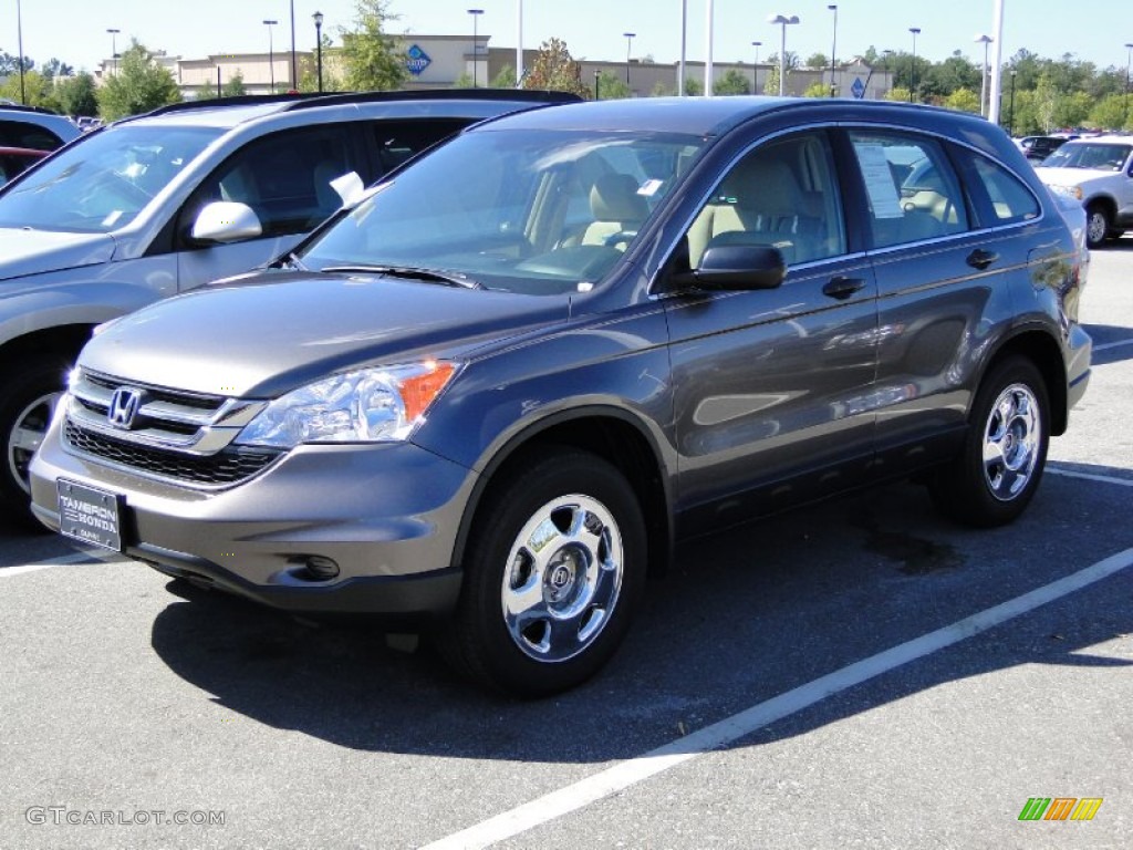 2010 CR-V LX - Urban Titanium Metallic / Ivory photo #36