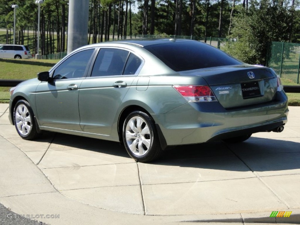 2010 Accord EX-L Sedan - Mystic Green Metallic / Black photo #6