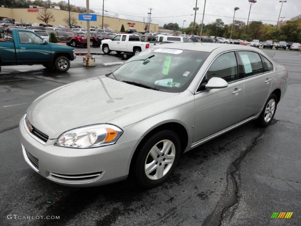 2008 Impala LS - Silverstone Metallic / Ebony Black photo #3
