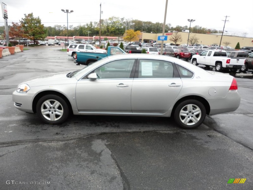 2008 Impala LS - Silverstone Metallic / Ebony Black photo #4