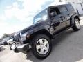 2009 Black Jeep Wrangler Unlimited Sahara 4x4  photo #2