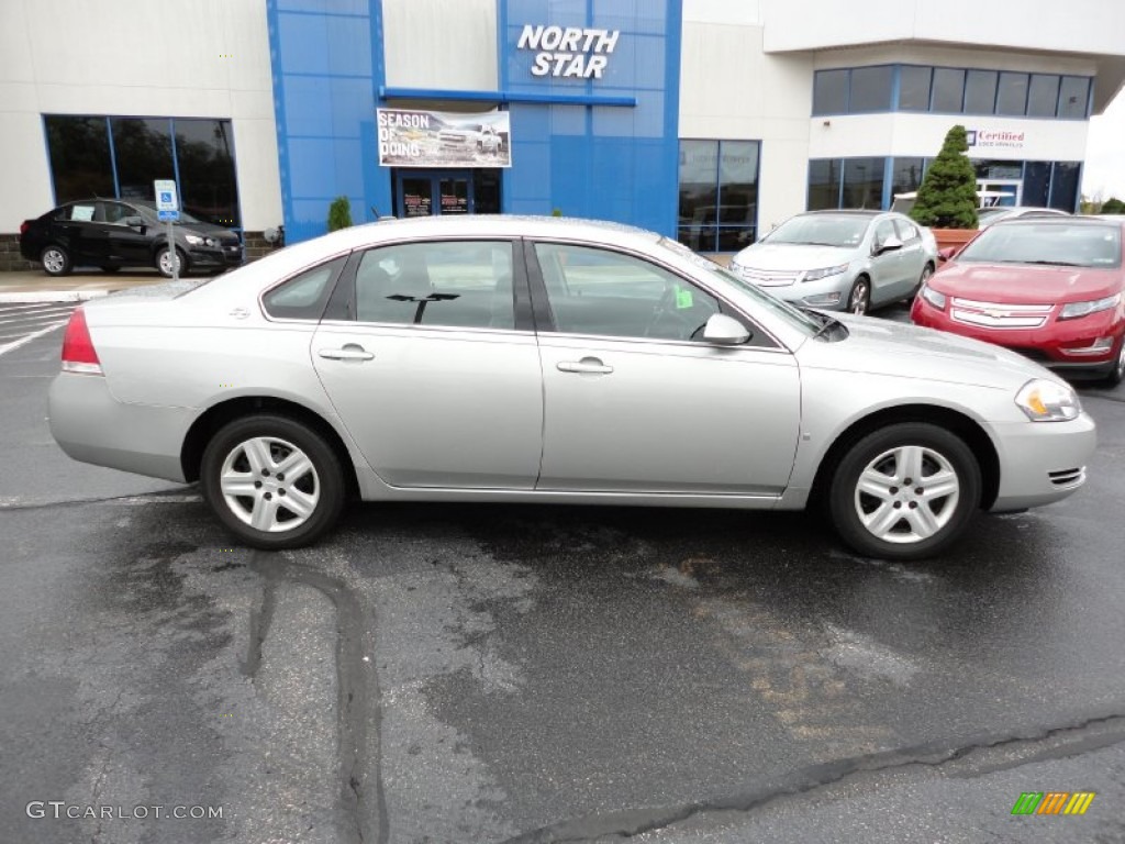 2008 Impala LS - Silverstone Metallic / Ebony Black photo #8