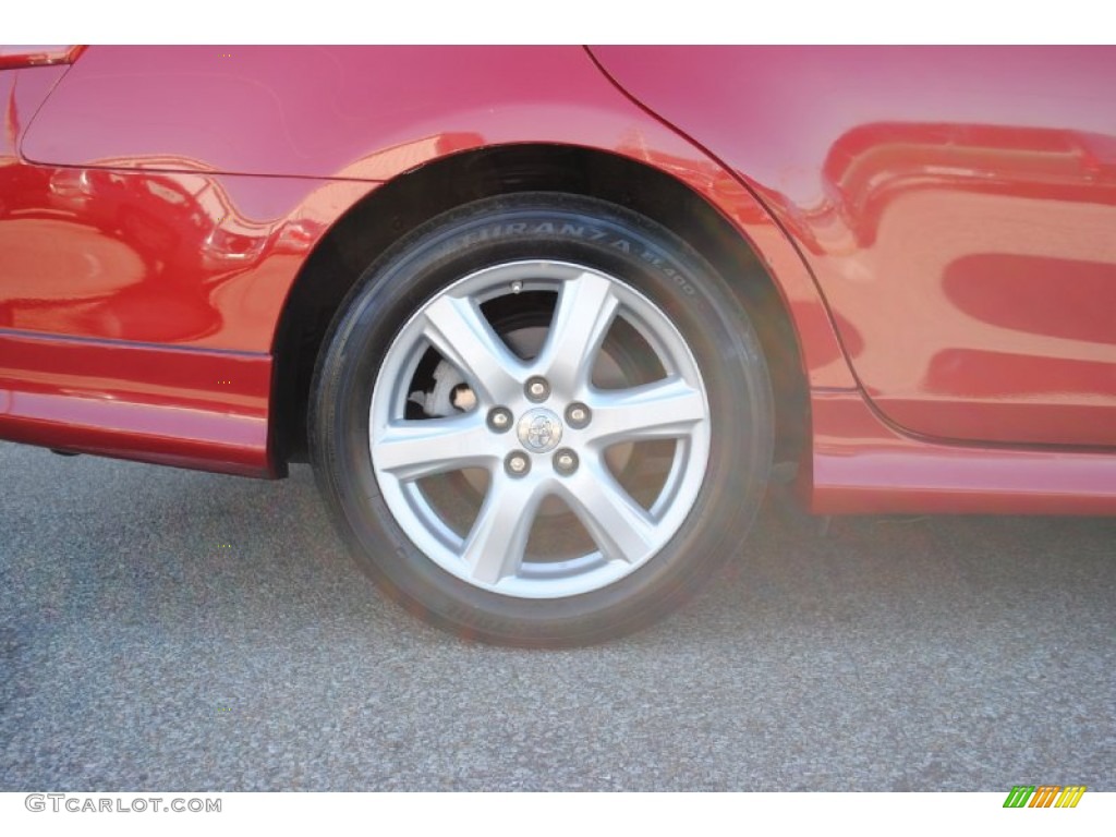 2007 Camry SE V6 - Barcelona Red Metallic / Ash photo #22