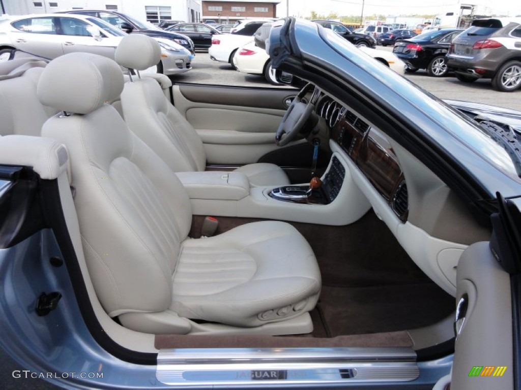 Ivory Interior 2005 Jaguar XK XK8 Convertible Photo #55356101