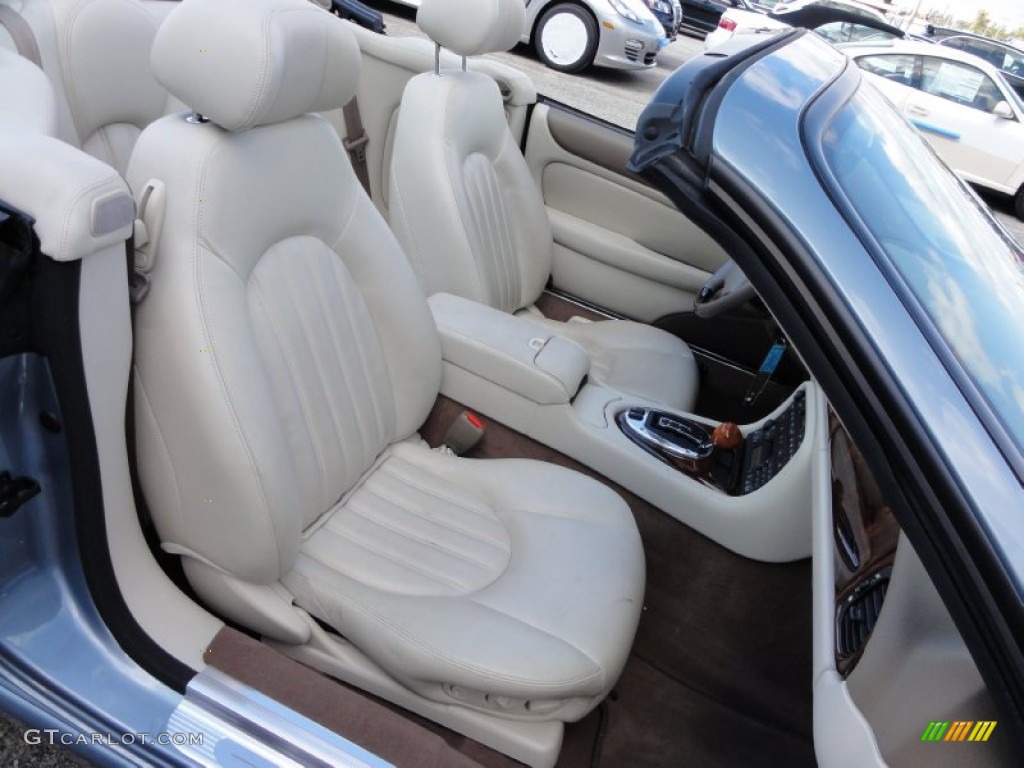 Ivory Interior 2005 Jaguar XK XK8 Convertible Photo #55356110