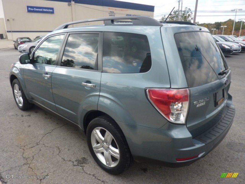 2009 Forester 2.5 X Premium - Sage Green Metallic / Platinum photo #9