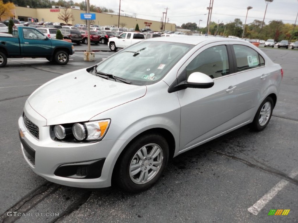 Silver Ice Metallic 2012 Chevrolet Sonic LT Sedan Exterior Photo #55356983