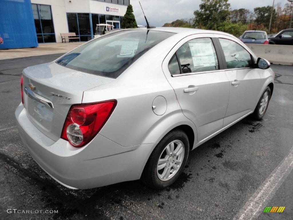 Silver Ice Metallic 2012 Chevrolet Sonic LT Sedan Exterior Photo #55357022