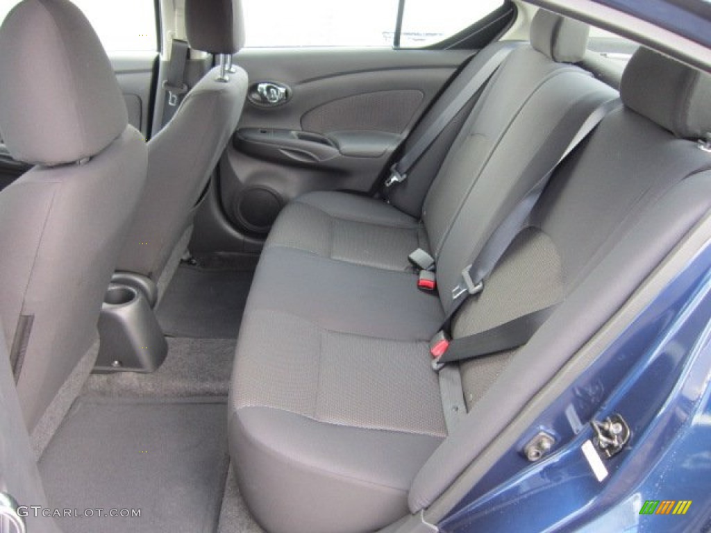 Charcoal Interior 2012 Nissan Versa 1.6 SL Sedan Photo #55358132
