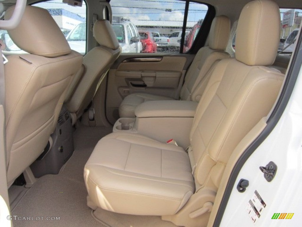 Almond Interior 2012 Nissan Armada Platinum 4WD Photo #55358324