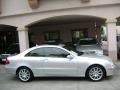 2007 Iridium Silver Metallic Mercedes-Benz CLK 350 Coupe  photo #2