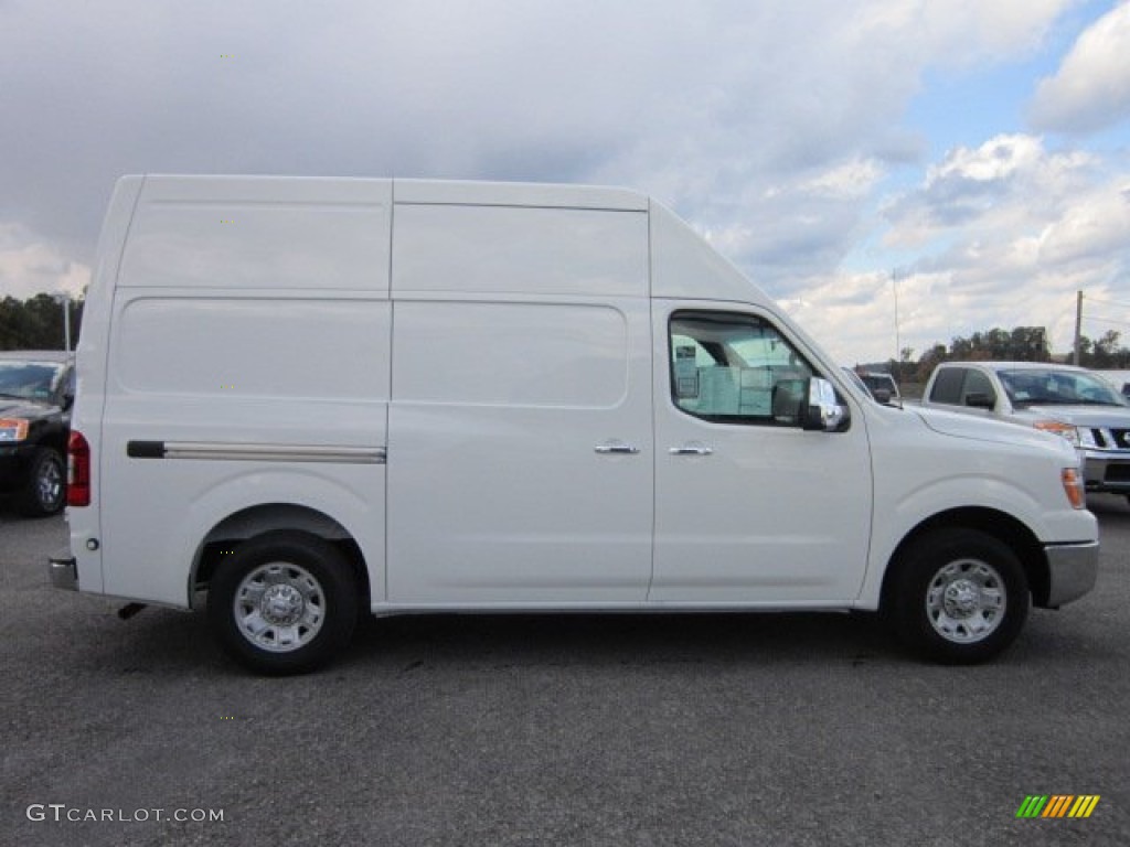 Blizzard White 2012 Nissan NV 2500 HD SV High Roof Exterior Photo #55358987