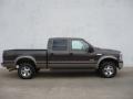 2005 Dark Stone Metallic Ford F250 Super Duty Lariat Crew Cab 4x4  photo #3