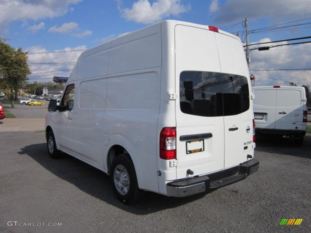 Blizzard White 2012 Nissan NV 2500 HD SV High Roof Exterior Photo #55359146