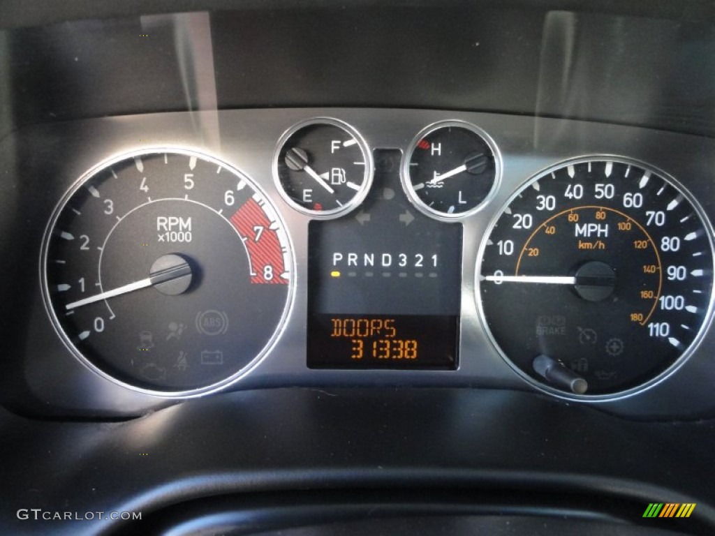 2008 Hummer H3 Standard H3 Model Gauges Photo #55359480