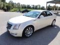 2009 White Diamond Tri-Coat Cadillac CTS 4 AWD Sedan  photo #2