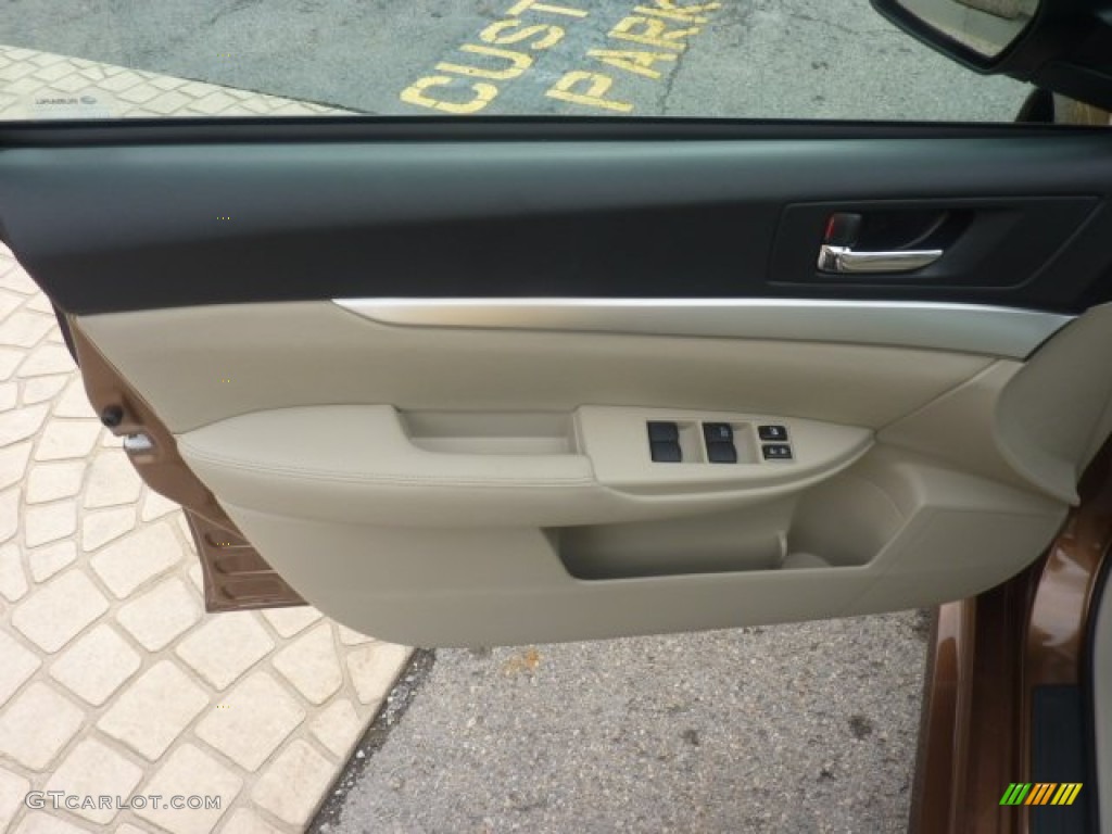 2012 Subaru Legacy 2.5i Premium Warm Ivory Door Panel Photo #55359593